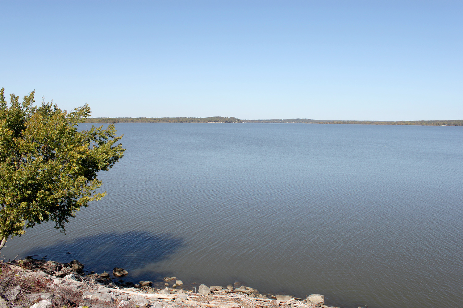 An early fall shot along the shores of Lake Hudson ... Although the busiest part of the summer boating season has passed, the Grand River Dam Authority is reminding the public that water safety - boating and floating safe, smart, and sober - is always in season.